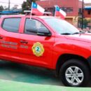 nueva camioneta 4x4 y equipamiento especializado para bomberos