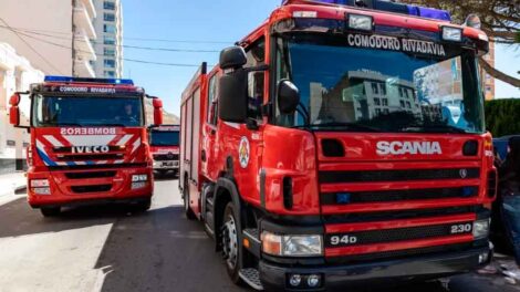 Bomberos de Comodoro Rivadavia presentaron las nuevas tres autobombas