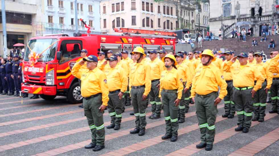 Bomberos del occidente de Caldas estrenan máquina