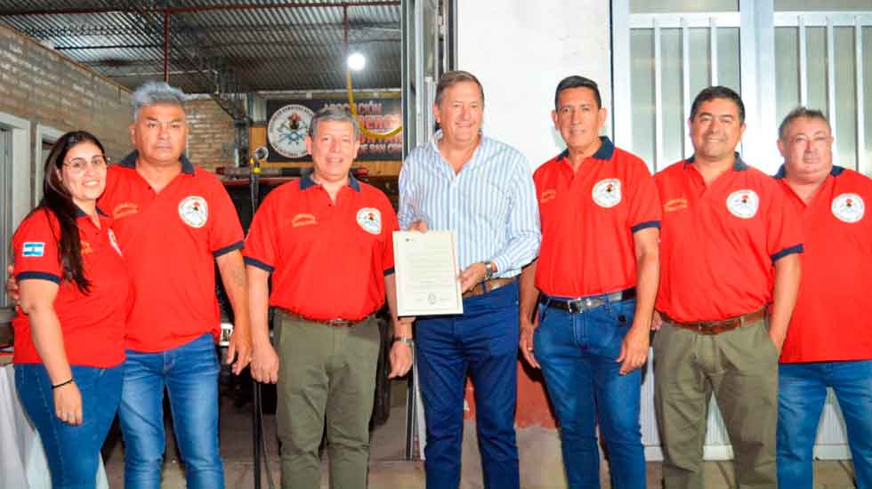 Bomberos Voluntarios de San Cristóbal celebró sus 54 años de vida