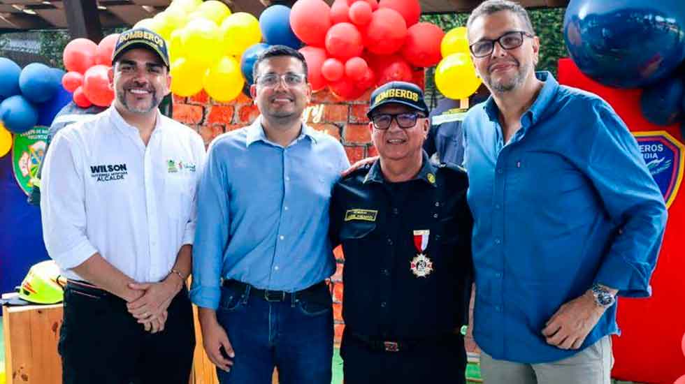 Cuerpo de Bomberos Voluntarios de El Espinal celebra 70 años