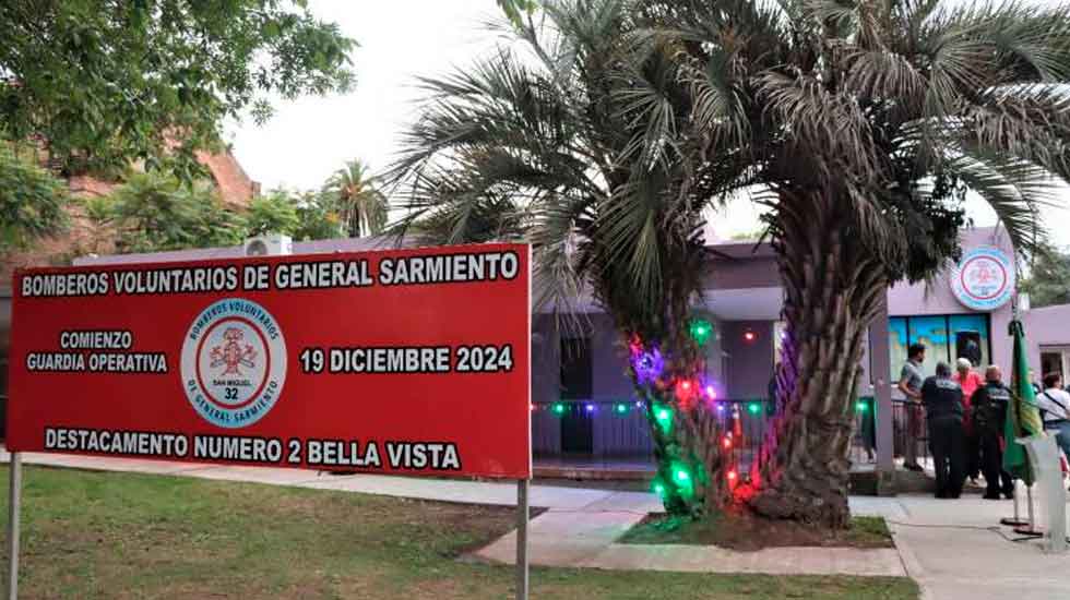 Nuevo destacamento de Bomberos Voluntarios en Bella Vista