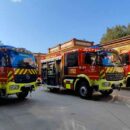 Presentados tres camiones de bomberos para intervenciones