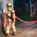 Bomberos Voluntarios se quedaron sin recursos para combatir un incendio