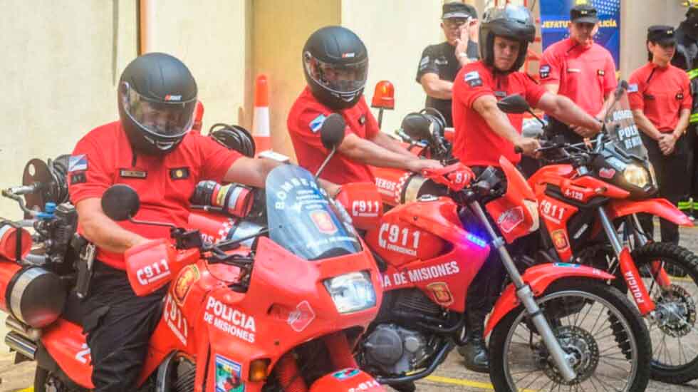 Entregaron elementos al Cuerpo de Bomberos de la Policía de Misiones