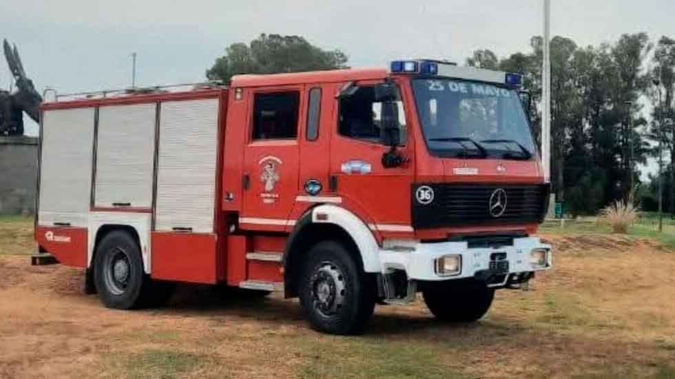 Bomberos Voluntarios de la ciudad de 25 de Mayo sumó un nuevo móvil