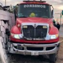 Choca un móvil de Bomberos de Piedras Negras que atendía llamado de un incendio