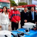 El Cuerpo de Bomberos de León Reciben equipamiento