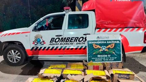 Condenan a cuatro hombres por transportar cocaína oculta en móvil de bomberos