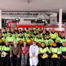 Bomberos de Nuevo León celebran ceremonia de bendición de cascos