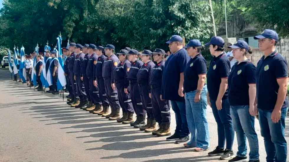 Los Bomberos Voluntarios de Mechita celebraron su 5° aniversario