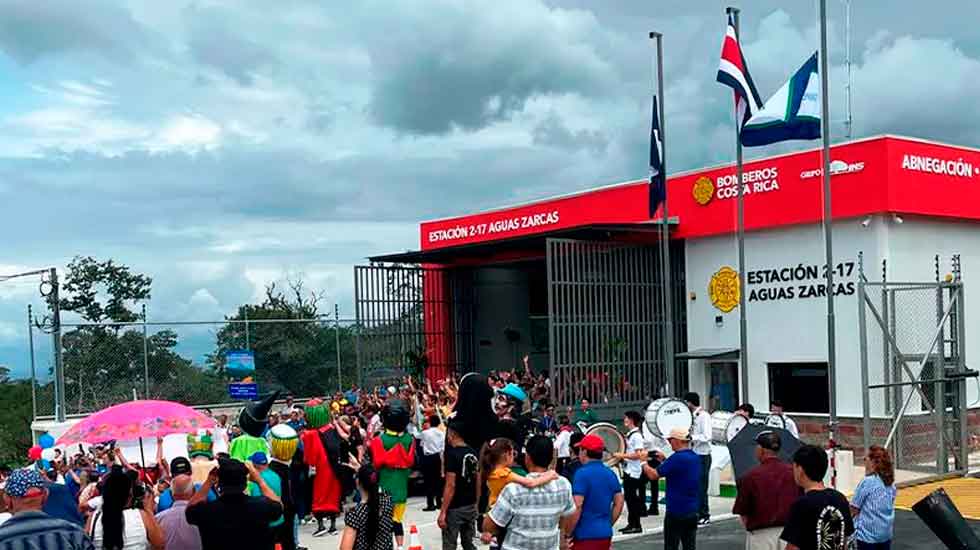 Aguas Zarcas de San Carlos ya tiene su Estación de Bomberos