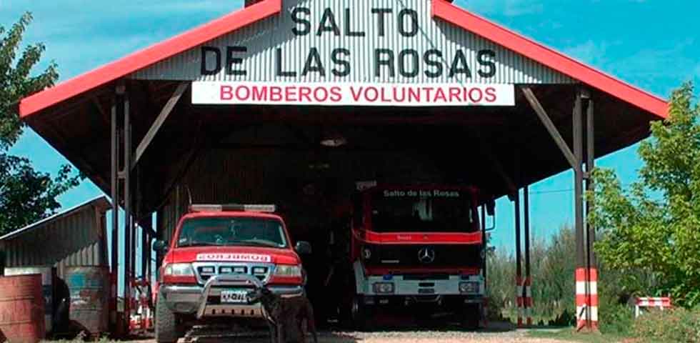 Bomberos sumaron internet satelital en uno de sus móviles