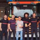 Homenaje a tres bomberos de Gandia y Oliva por su jubilación