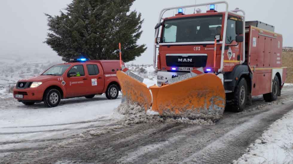 Curso Manejo de Máquinas Quitanieves destinado a Bomberos