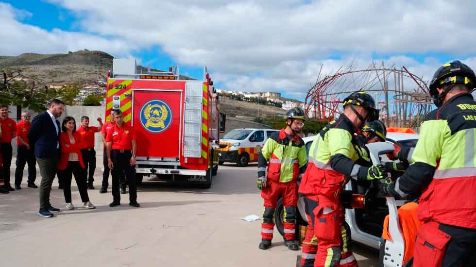 Bomberos de Las Palmas de Gran Canaria estrena nuevos equipos de rescate