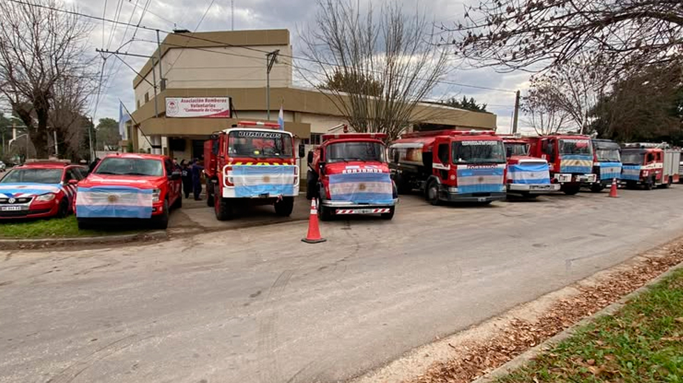 Bomberos y Fundación organizan colecta solidaria para Bahía Blanca