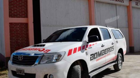 Bomberos Voluntarios realizó la presentación oficial de una nueva unidad