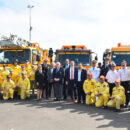 CBVP recibe vehículos equipados por parte de bomberos de Málaga