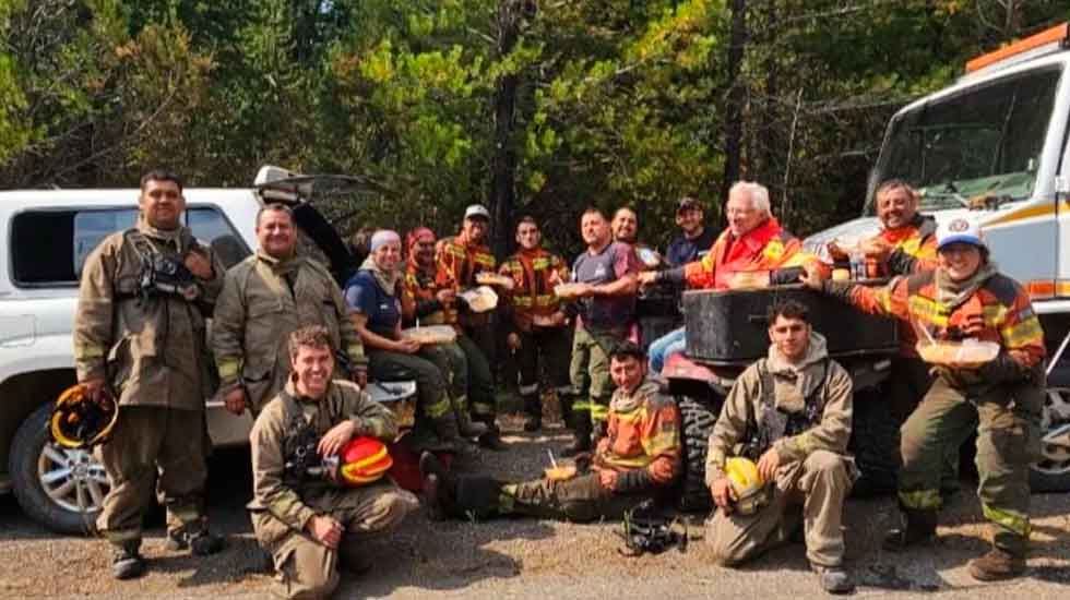 Federación felicitó a los Bomberos por trabajo realizado en los incendios